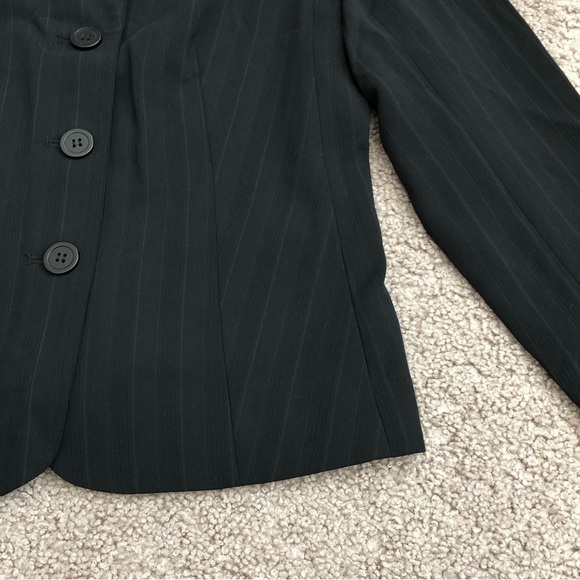 Ann Taylor Petite Black Blazer Suit Jacket Womens 6P - Picture 10 of 12